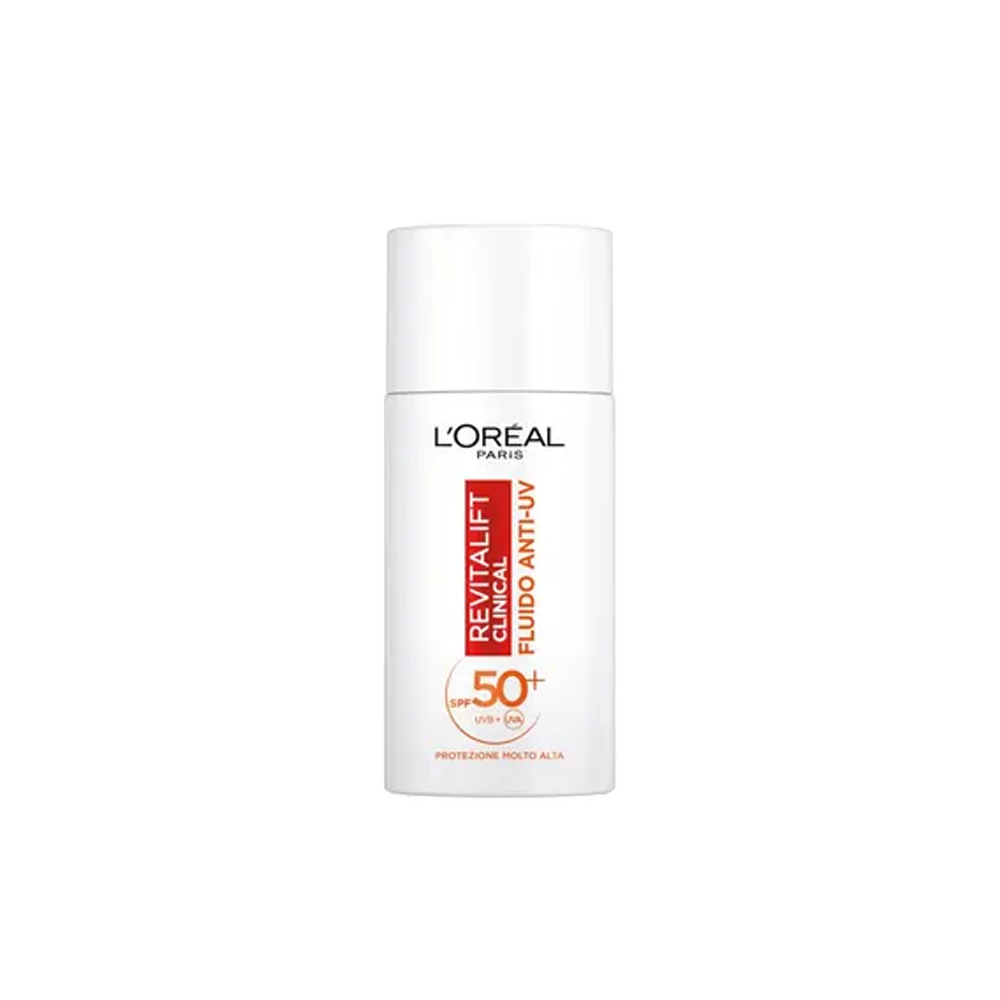 L'OREAL PARIS Revitalift Clinical Fluido Anti-UV Spf50+ - Crema Viso 50 ml - Immagine 7