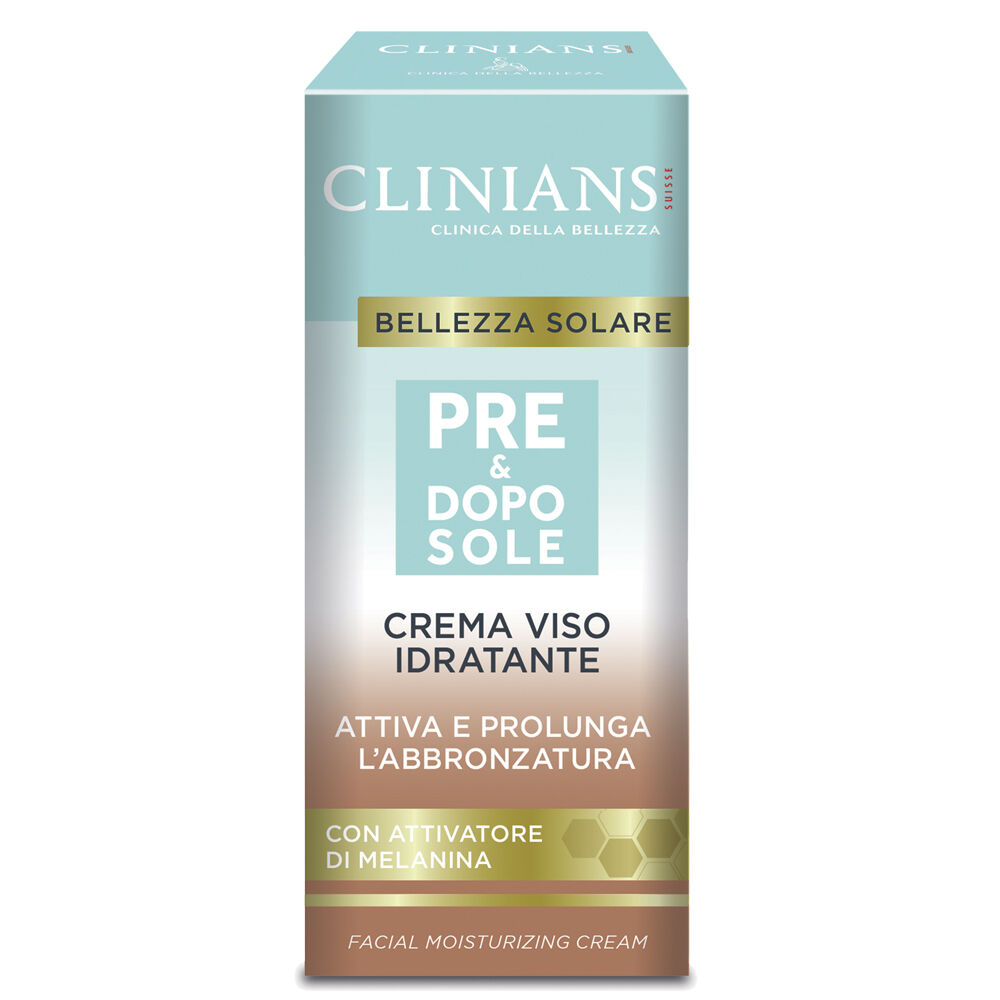 Clinians Bellezza Solare Pre & Doposole Crema Solare Viso 50 ml - -