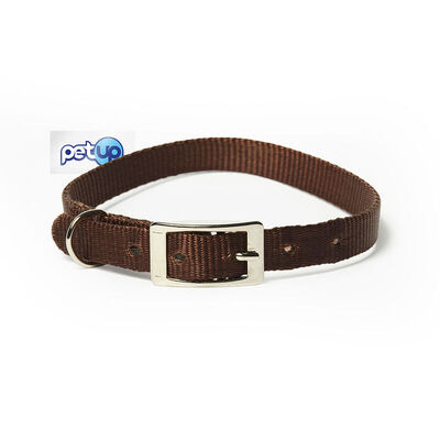 Petup Collare Nylon Marrone 12 x 380 mm 
