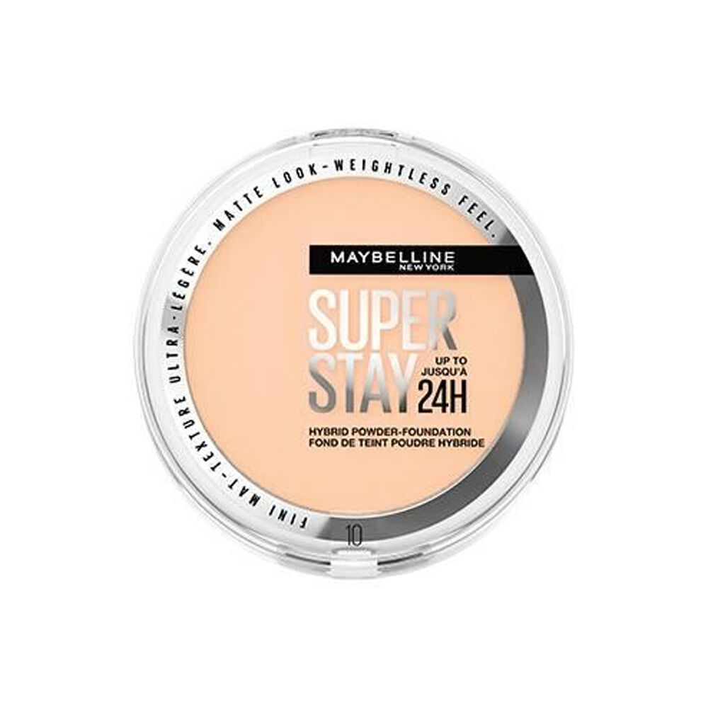 Maybelline SuperStay 24H Hybrid Powder Foundation 10 Medi Beige - -