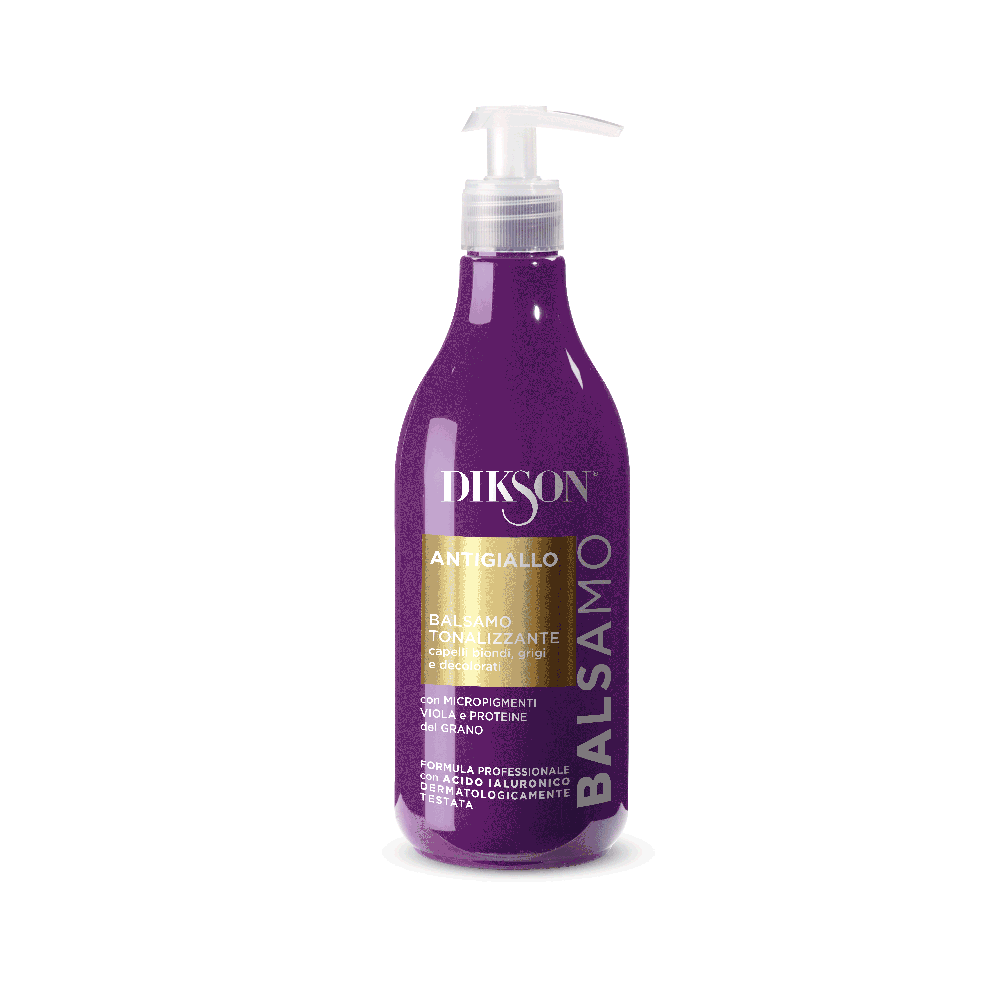 Dikson Balsamo Antigiallo Tonalizzante Capelli Biondi Grigi Decolorati 500ml - Immagine 5