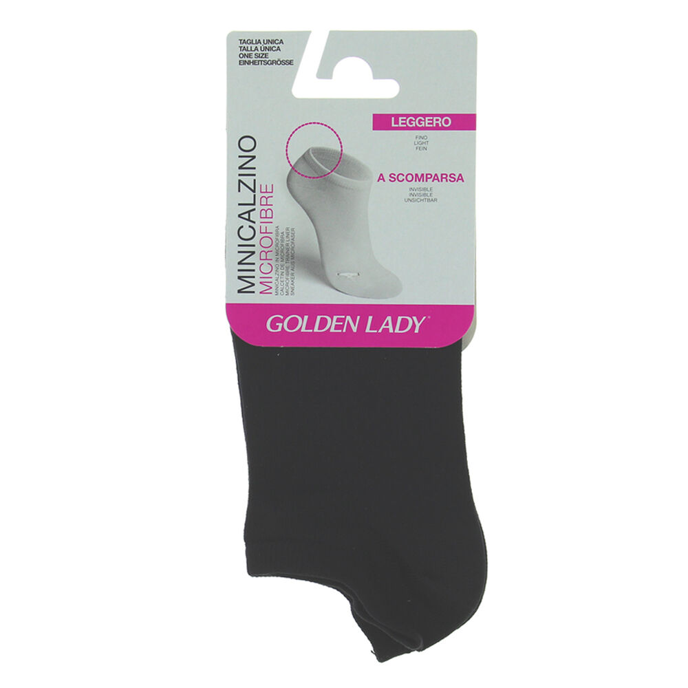 Golden Lady Light Nero Minicalzino - -