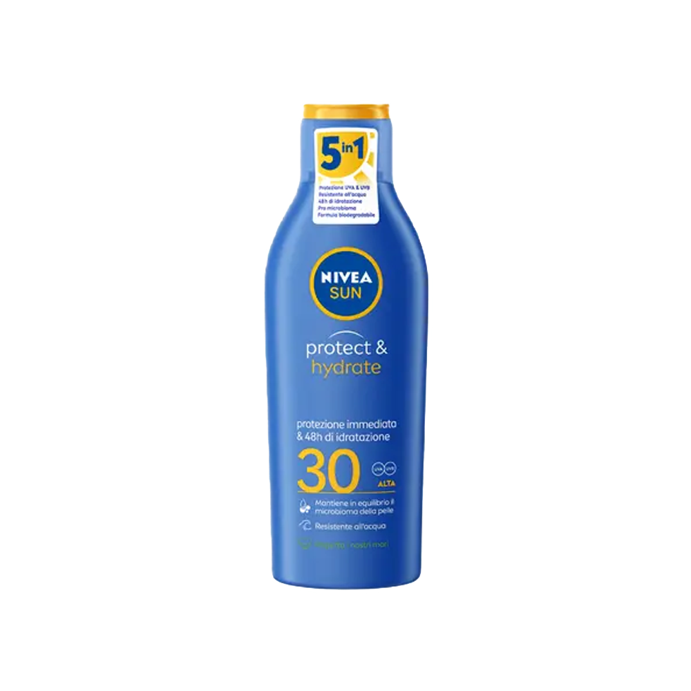 Nivea Sun Latte Solare Protect & Bronze Fp 30 200 Ml - --image