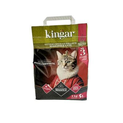 Kingar Cat Lettiera Agglomerante Bentonite Minerale