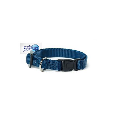 Petup Collare Nylon a Sgancio Blu 15 mm
