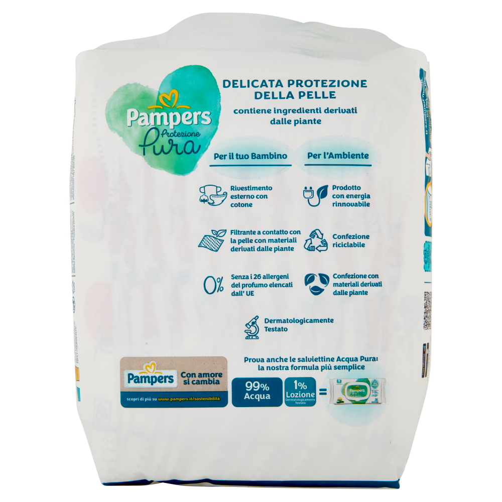 Pampers Protezione Pura Tg.3 22 Pannolini, , large