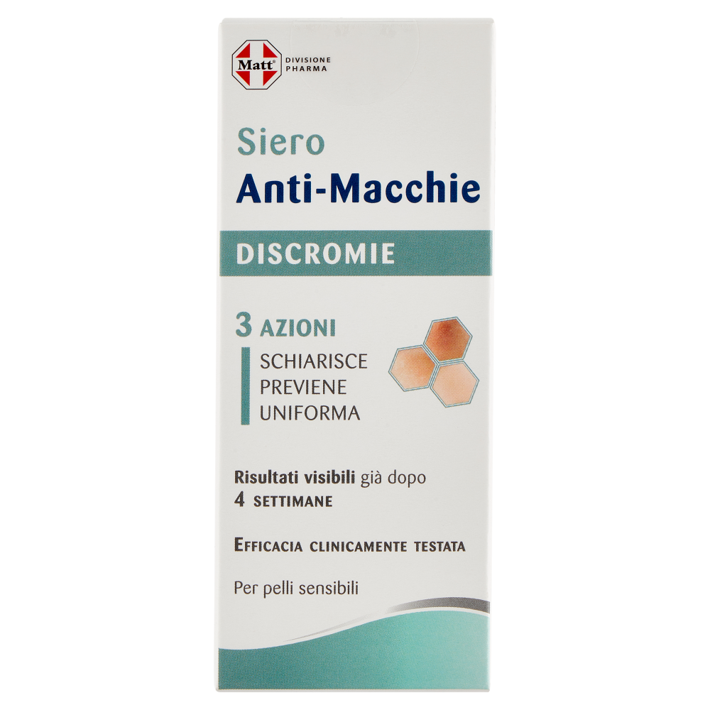 Matt Siero Schiarente Antimacchie Per Discromie Viso 30Ml - Immagine 2