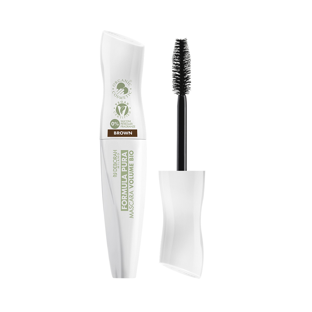 Deborah Formula Pura Mascara Volumizzante Bio Brown, , large