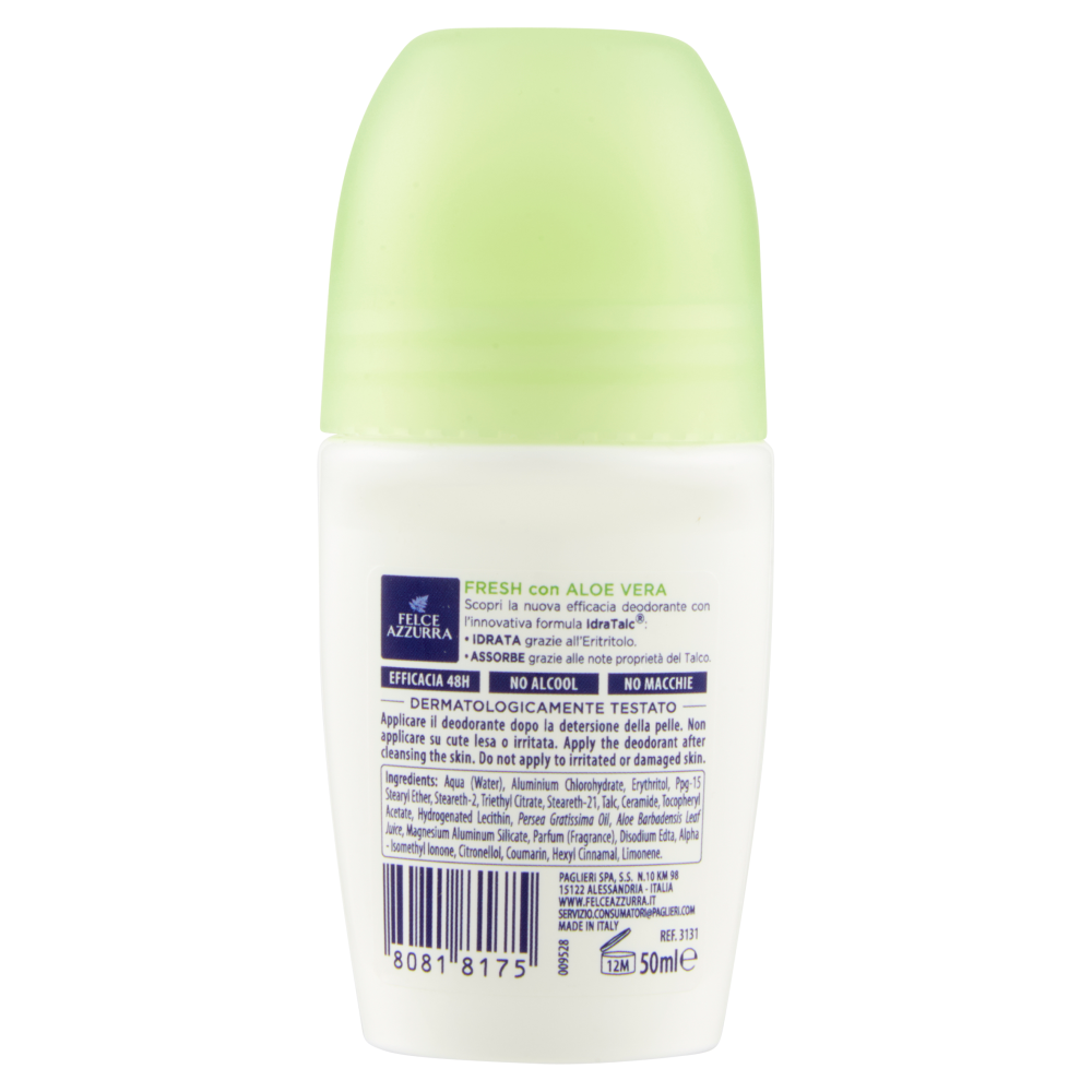 Felce Azzurra Fresh Deodorante Roll-On 50 ml, , large