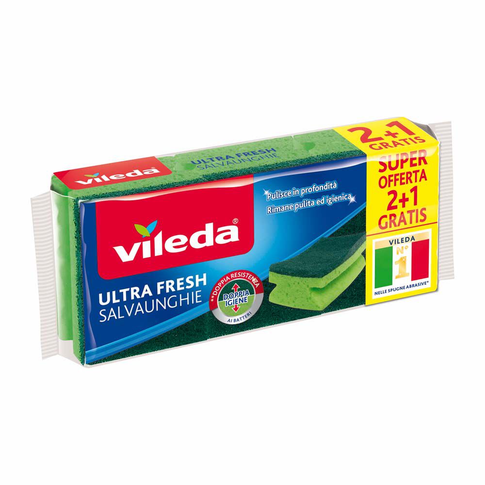 Vileda Ultra Fresh Salvaunghie 3 Pezzi, , large