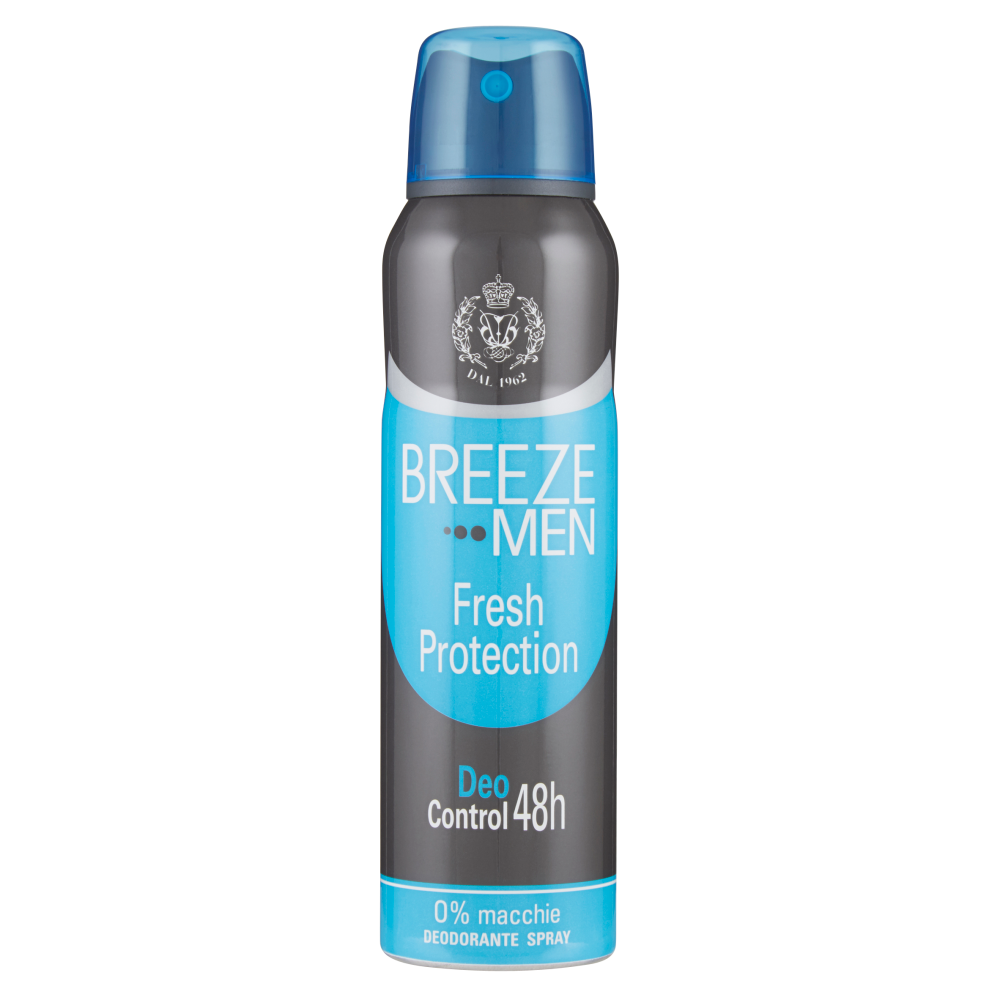 Breeze Men Fresh Protection Deodorante Spray 150 ml - -