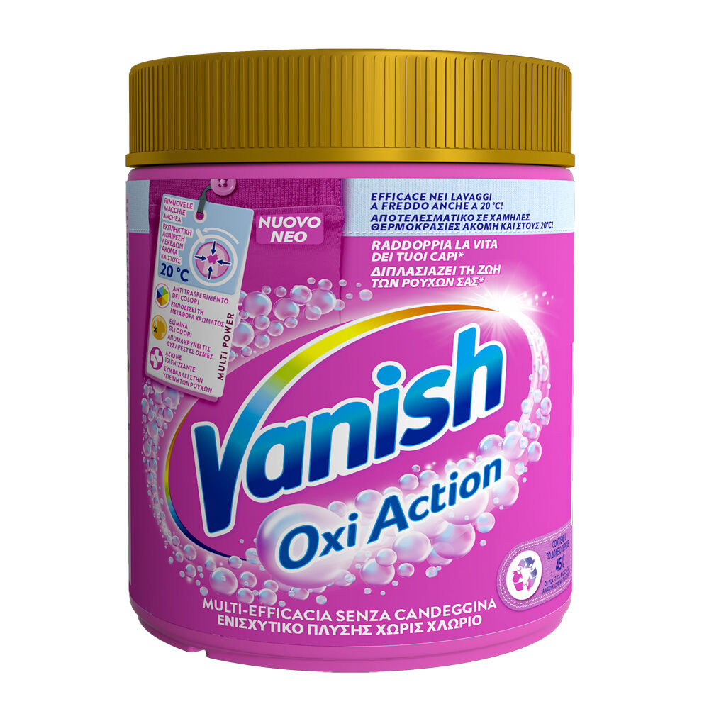 Vanish Polvere Rosa Smacchiatore Bucato 500 gr - -