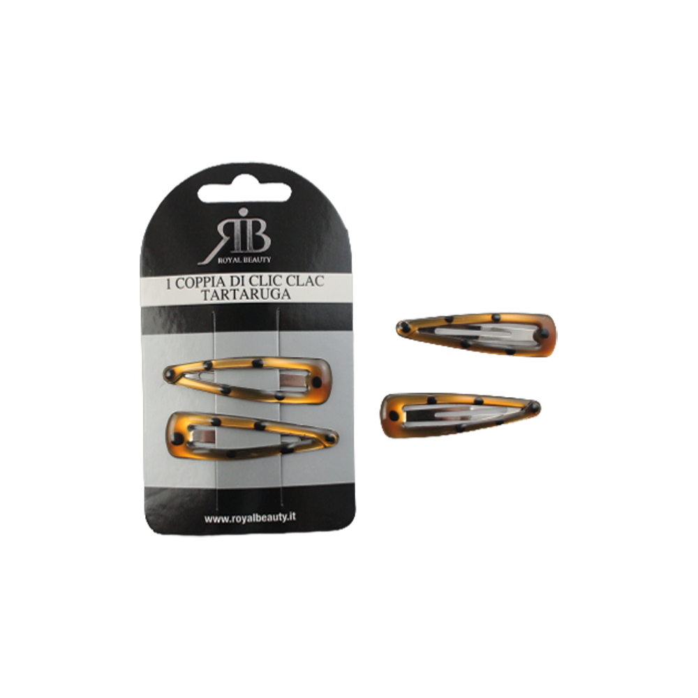 Royal Beauty Coppia Clic Clac Tartaruga - -