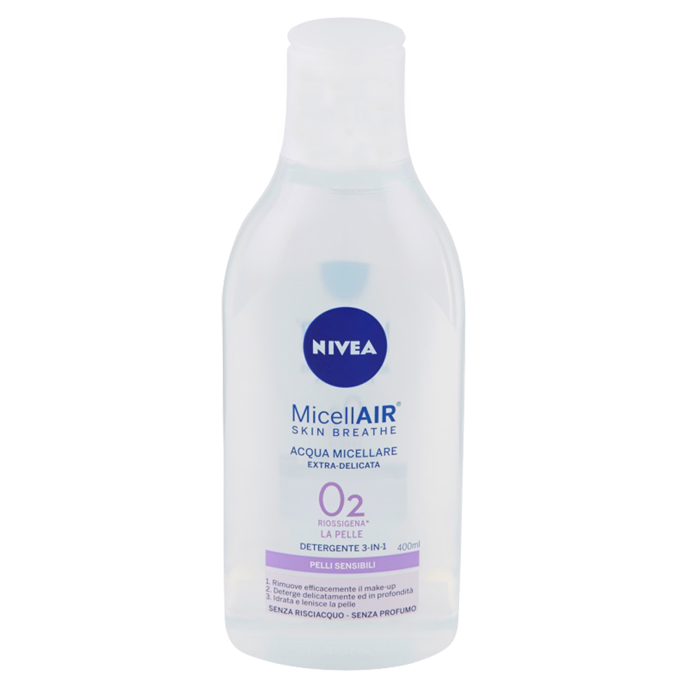 Nivea MicellAir Acqua Micellare Extra-Delicata 3in1 400 ml, , large