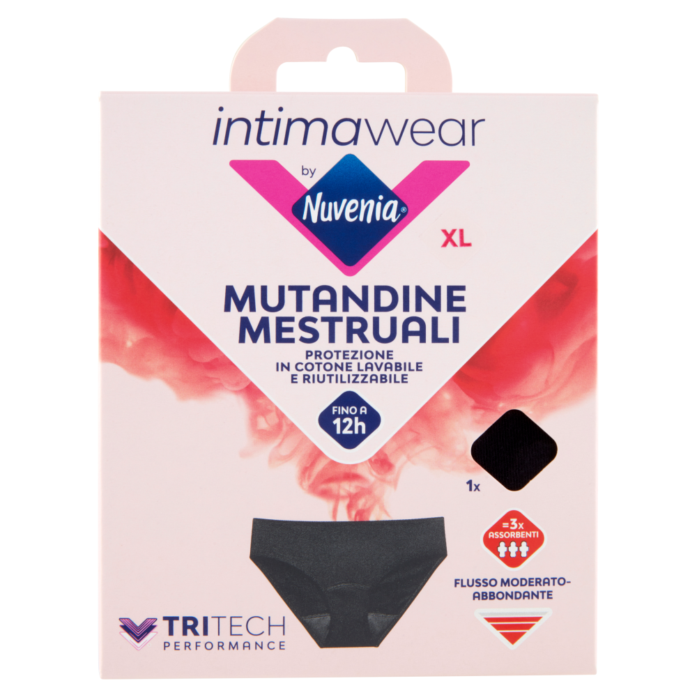 Intimawear by Nuvenia Mutandine Mestruali XL Nero, , large image number null