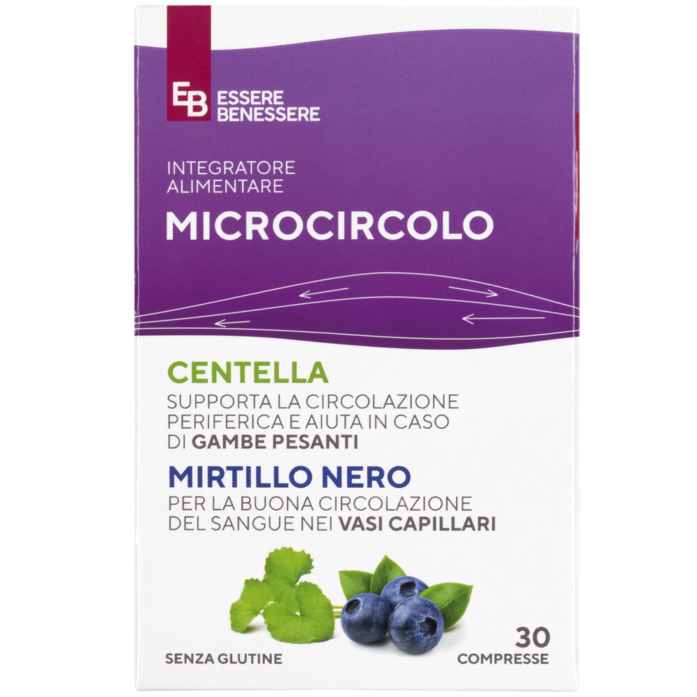 Essere Benessere Integratore per Microcircolo 30 Compresse, , large