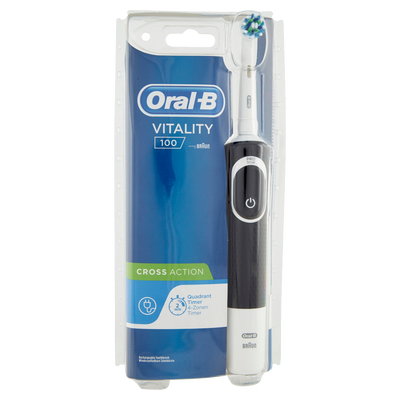 Oral-B Power Spazzolino Elettrico Vitality Timer Cross Action