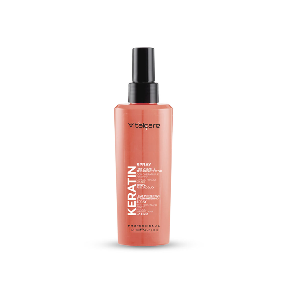Vitalcare Keratin Spray Rinforzante Termoprotettivo 125 ml, , large