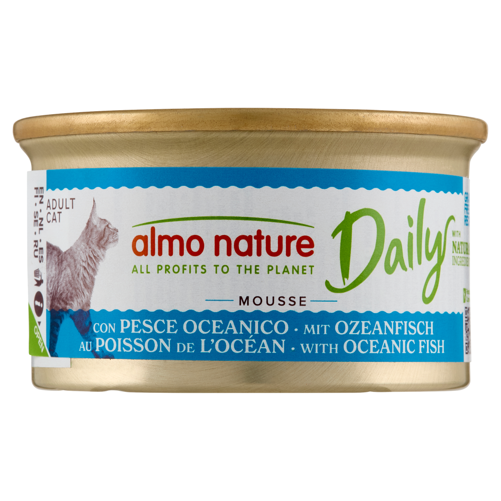 Almo Nature Daily Adult Cat Mousse con Pesce Oceanico 85 g - -