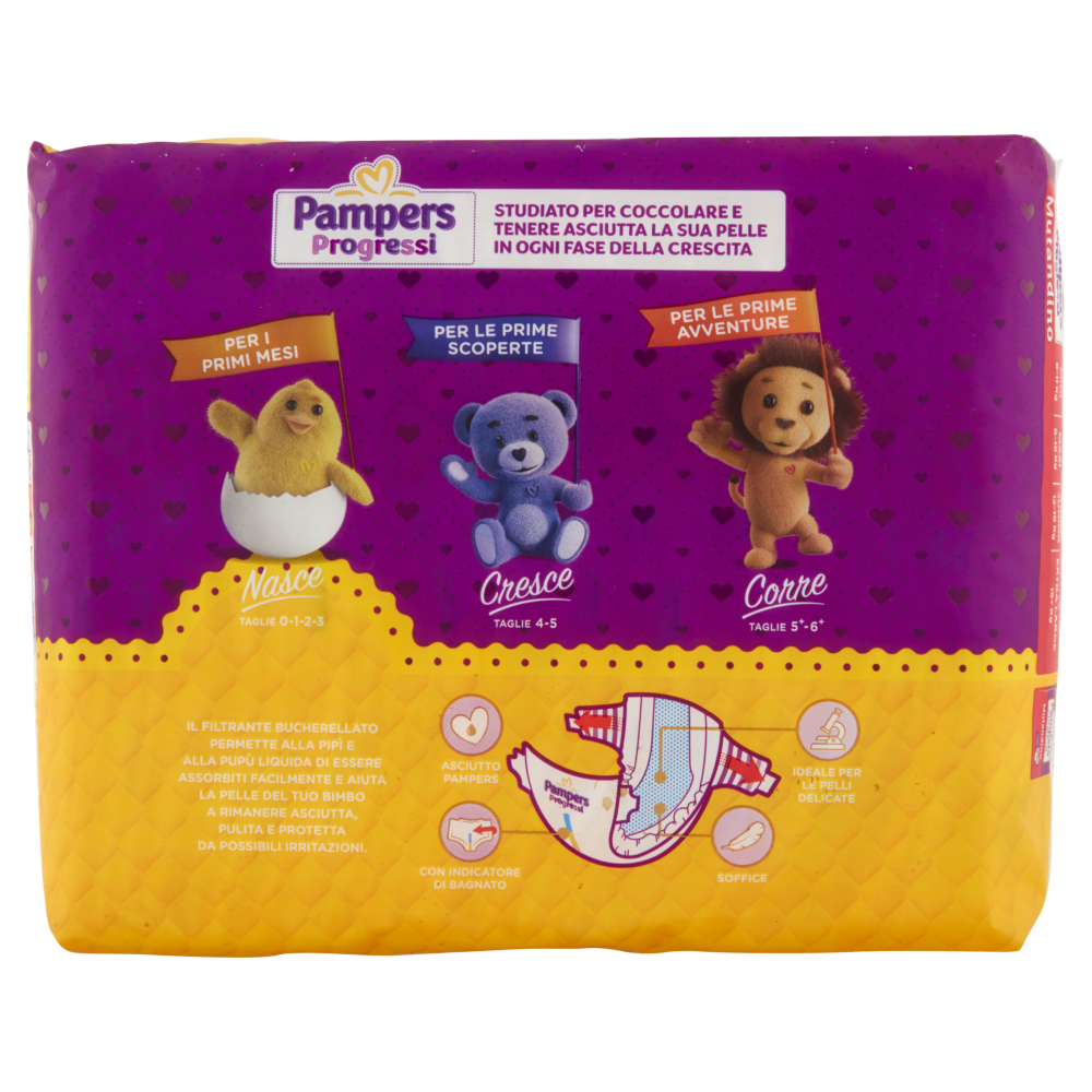 Pampers Progressi 2 Mini (3-6 Kg) 28 Pannolini, , large