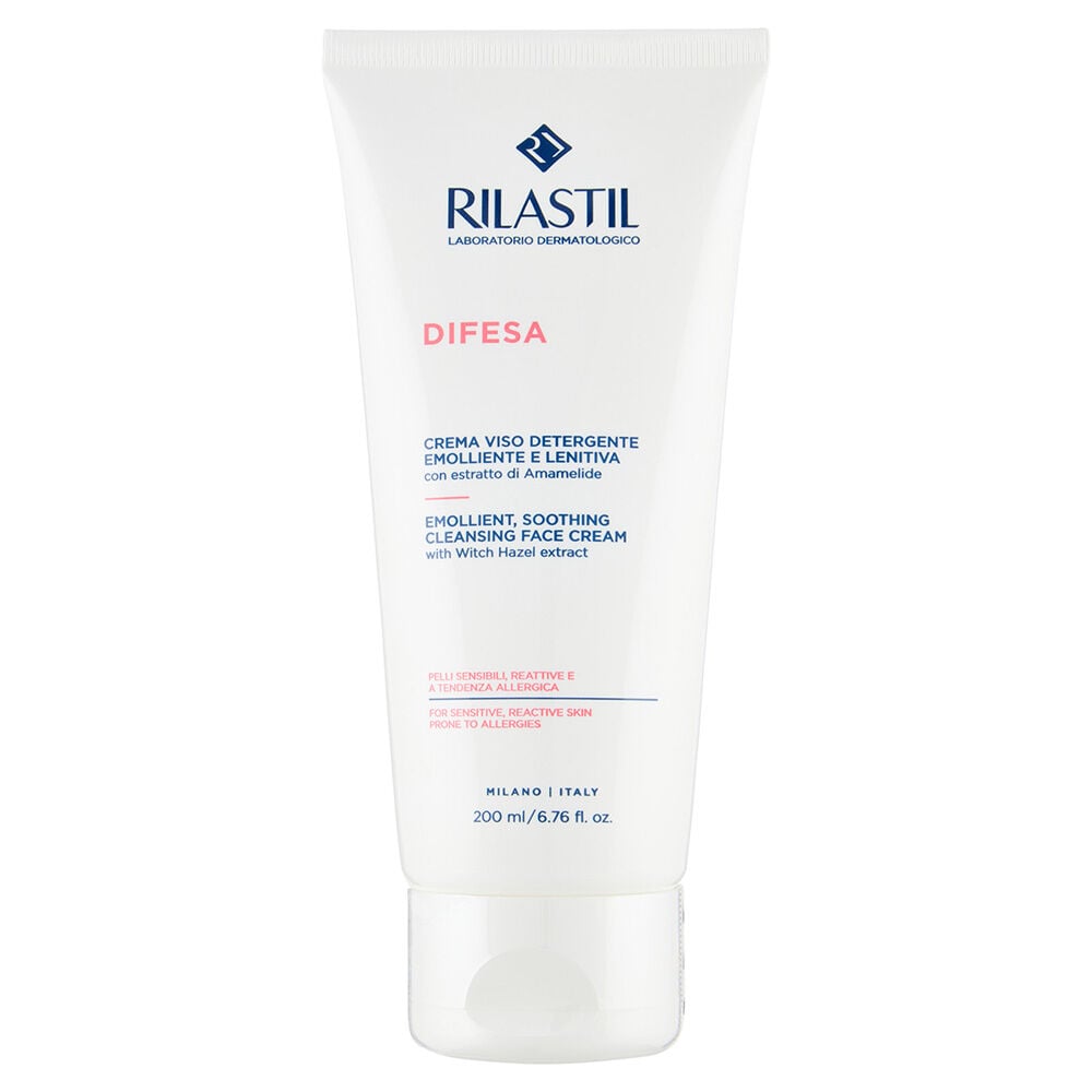 Rilastil Difesa Crema Viso Detergente Emolliente Lenitiva 200 ml, , large