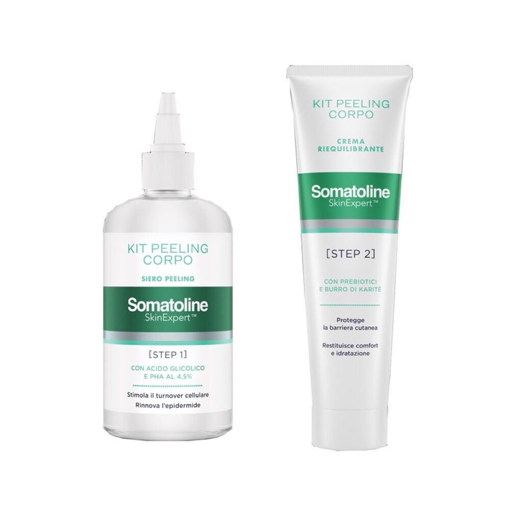 Somatoline Kit Peeling Corpo Gel 200ml e Crema 100ml - -