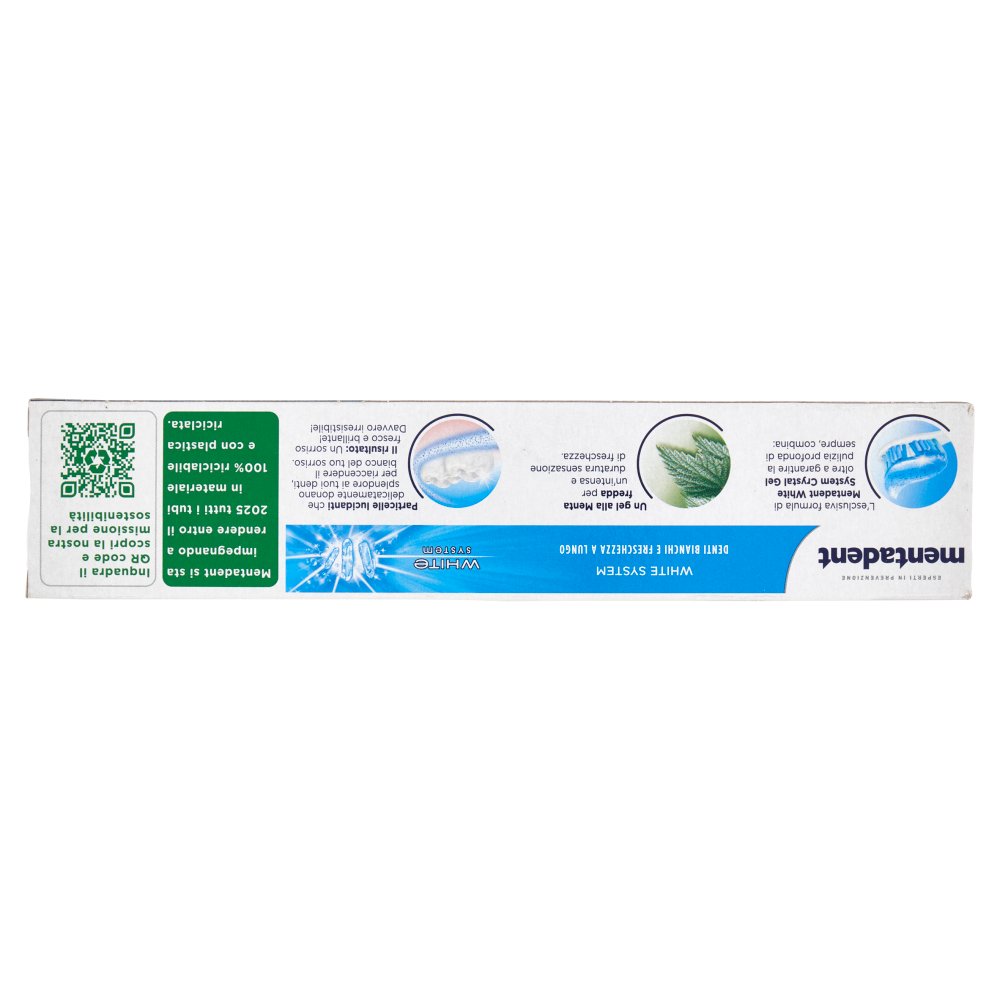 Mentadent Dentifricio Crystal Gel, , large