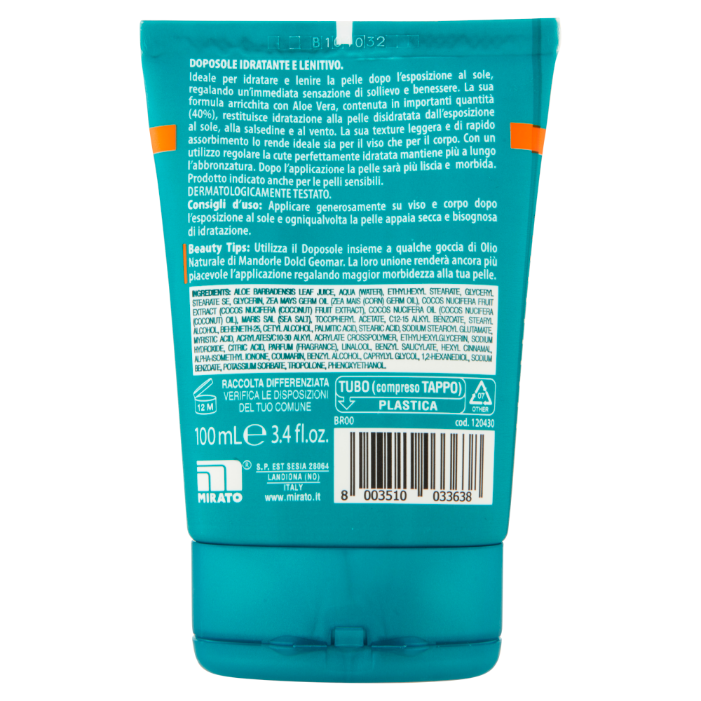 Geomar Bio Latte Doposole Lenitivo 100 ml, , large