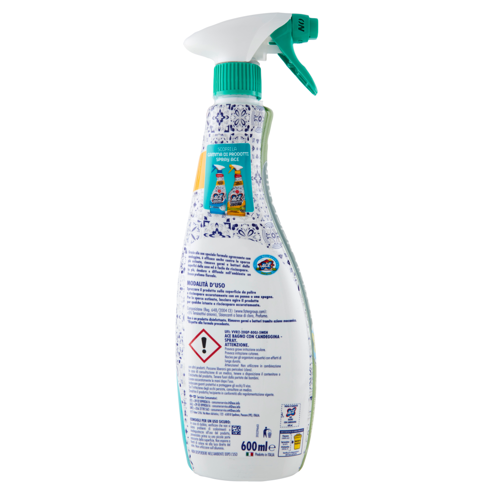 Ace Bagno con Candeggina Fiori d'Arancio e Limone 600 ml, , large