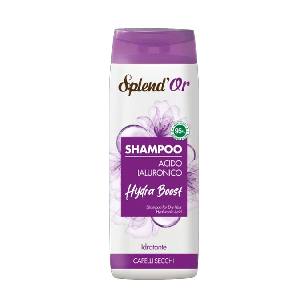 Splend'Or Shampoo Acido Ialuronico Hydra Boost Idratante 300 ml	, , large