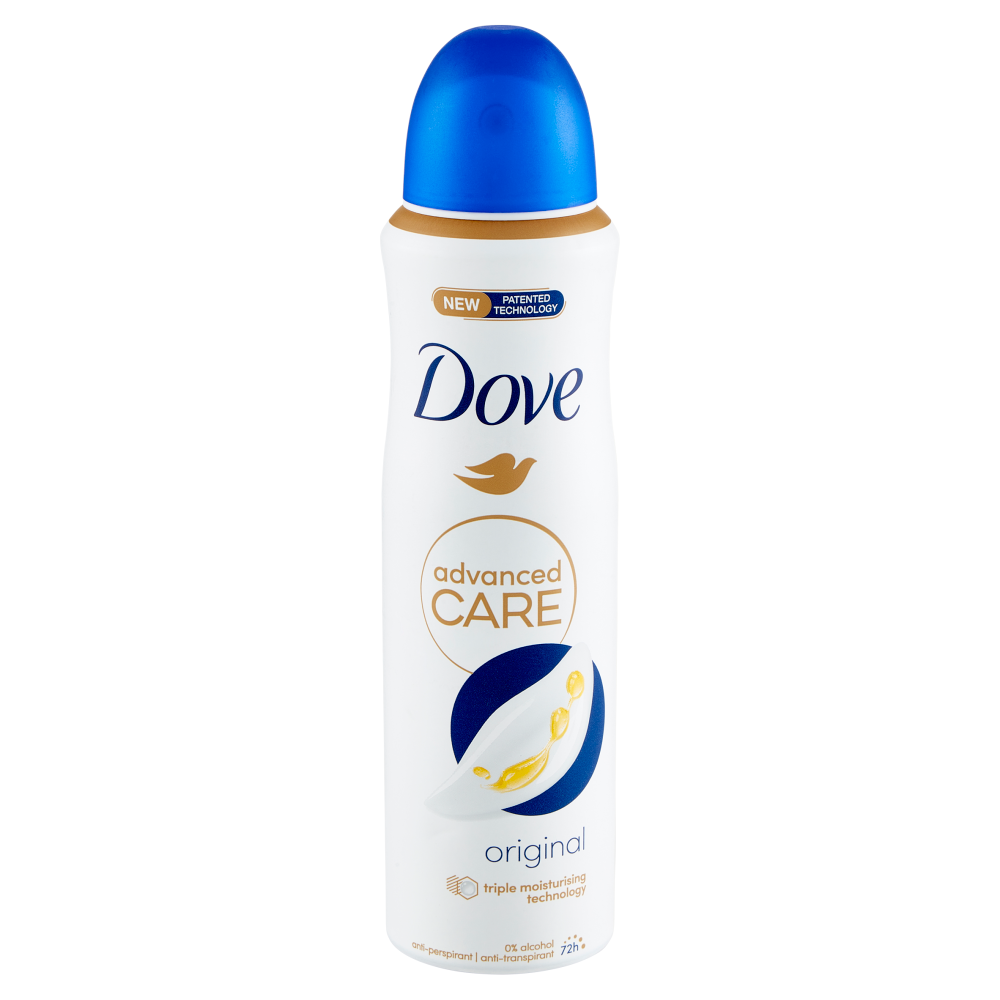Dove Donna Crema Deodorante, Spray Antitraspirante Advanced Care Soft Feel Peony & Amber (Antitraspirante) 150 Ml (Getto Vaporizzato, 150 Ml) - Immagine 8