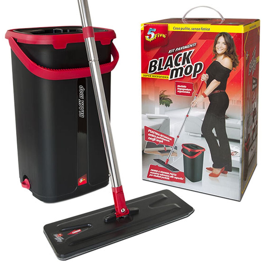 Superfive Black Mop Kit, , large