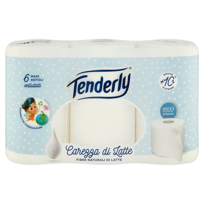 Tenderly Carezza di Latte 6 Rotoli