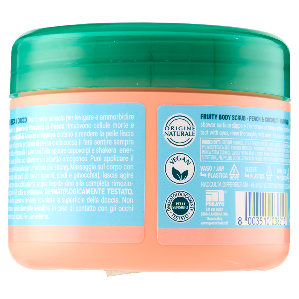 Geomar Fruity Body Scrub Pesca & Cocco 300 g, , large