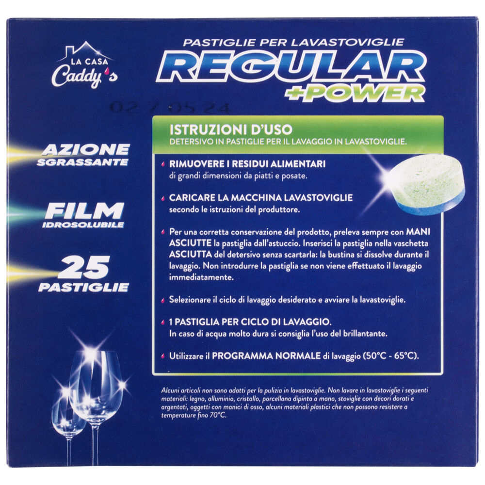 Caddy's Tabs Lavastoviglie Regular 25 Pezzi , , large