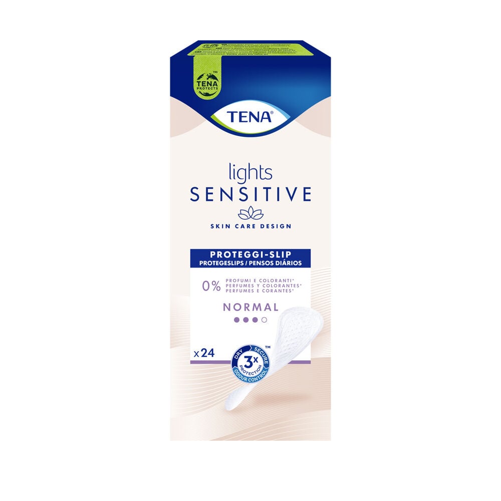 Tena Lights Sensitive Normal 24 - proteggi slip - -