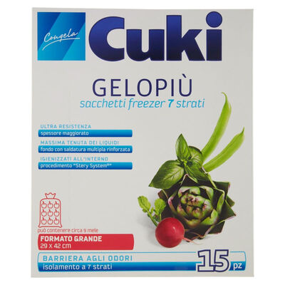Cuki Gelopi&ugrave; 29x42 cm 15 Sacchetti