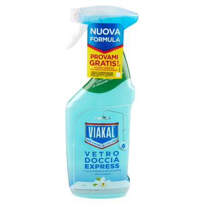Viakal Detersivo Anticalcare Vetro Doccia Express Senza Risciacquo Spray 470 ml