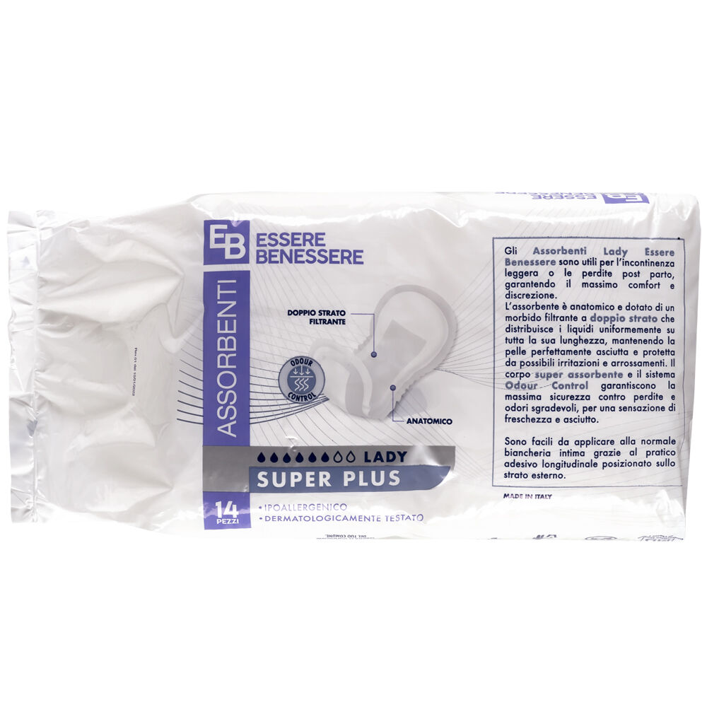 Essere Benessere Lady Super Plus 14 Assorbenti, , large