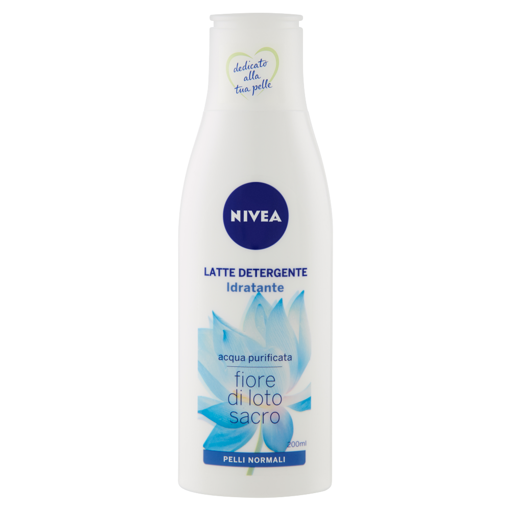Nivea Latte Detergente Rinfrescante 200 Ml, Detergente Viso Idratante E Delicato Ml - Immagine 4
