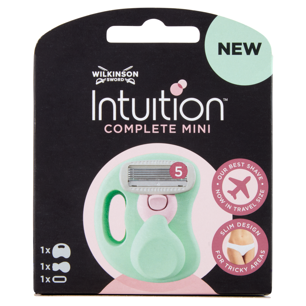 Wilkinson Sword Intuition Complete Mini Rasoio Portatile, , large