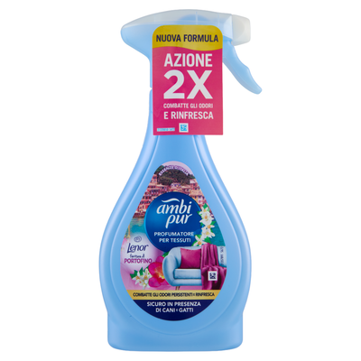 Ambi Pur Profumatore Tessuti Fioritura di Portofino 385 ml
