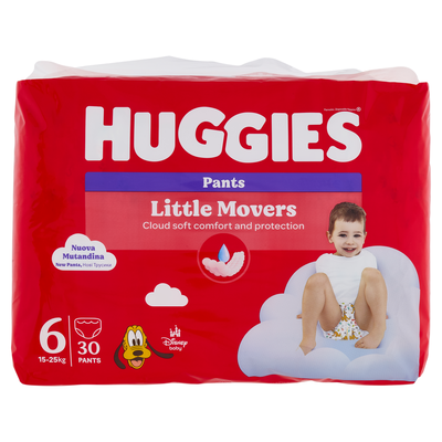 Huggies Pannolini Mutandina Ultra Comfort Taglia 6 (15-25 kg), 30 pezzi	