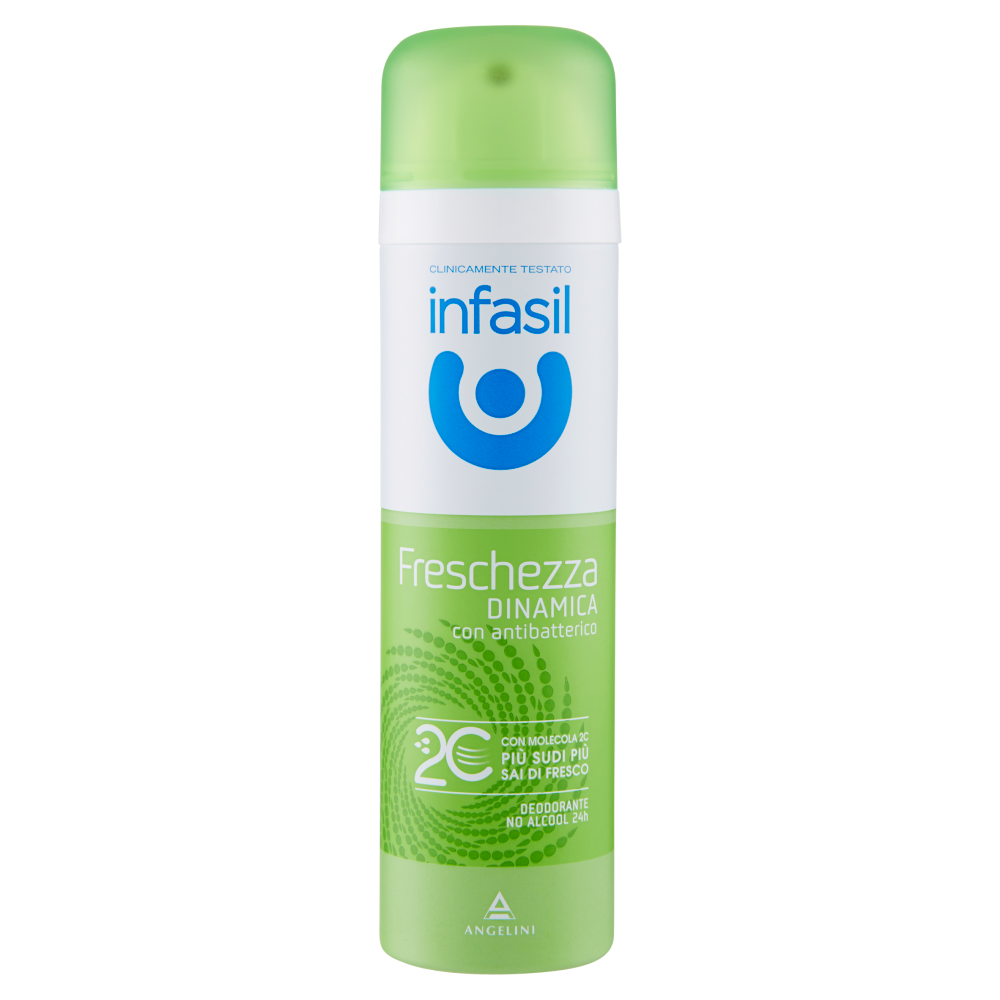 Infasil Freschezza Dinamica Deodorante Spray con Antibatterico 150 ml - -