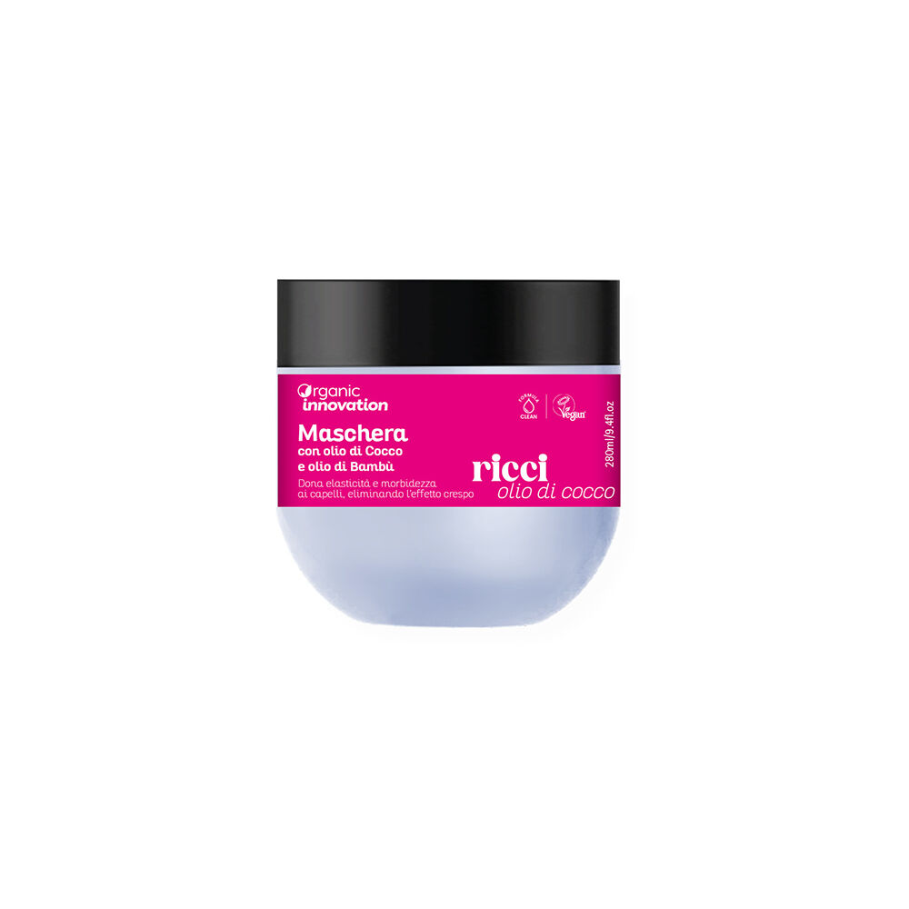 Organic Innovation Maschera Ricci con Olio di Cocco e Bamb&ugrave; 280 ml, , large