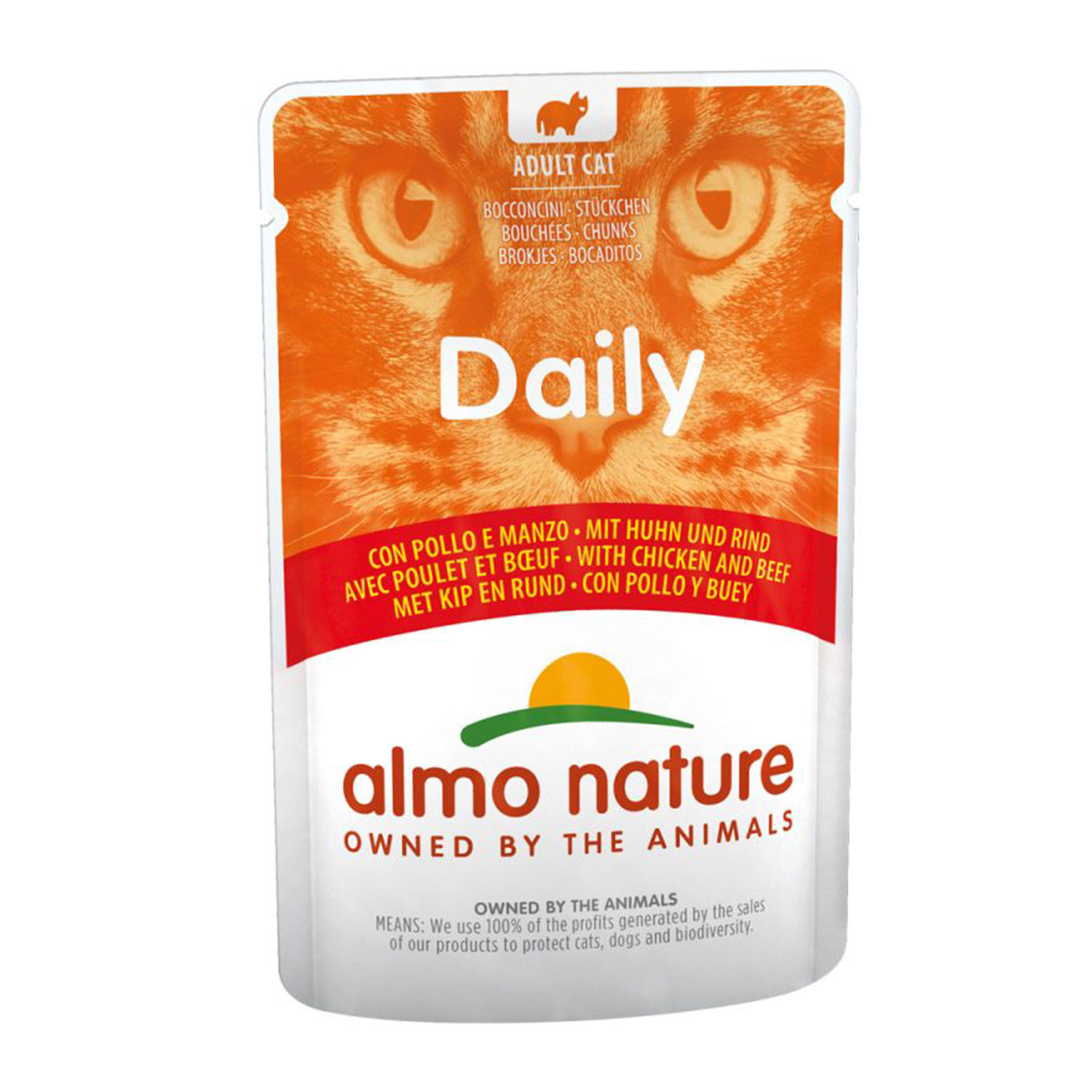 Almo Nature Daily menu 70 gr Pollo e Manzo - -