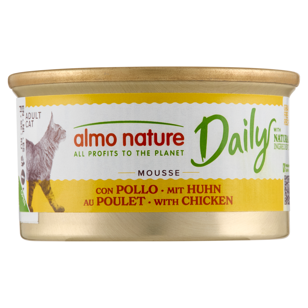 Almo Nature Daily Adult Cat Mousse con Pollo 85 g - -