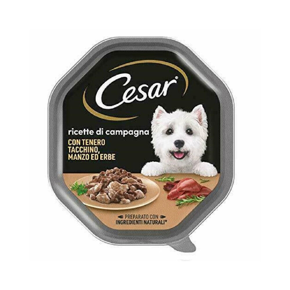 Cesar Ricette di Campagna Manzo e Tacchino 150 g, , large