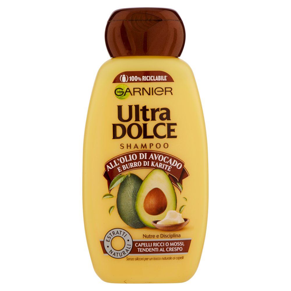Garnier Ultra Dolce all'Olio di Avocado e Burro di Karité Shampoo 250 ml - -