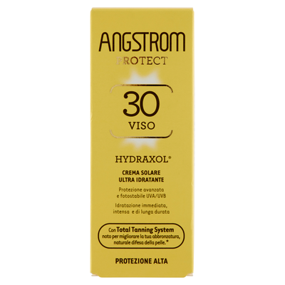 Angstrom Protect Hydraxol Crema Solare Ultra Idratante Viso Spf 30 50 ml